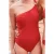 Livera Sw 1p Wf Tshirt Fem Swimsuit Monaco Red Cocktail