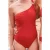 Livera Sw 1p Wf Tshirt Fem Swimsuit Monaco Red Cocktail
