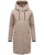 NAVAHOO Wintermantel ‘Hageltanz 14’  beige / zwart
