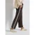 Gestructureerde broek met rechte leg
