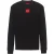 Hugo Heren Diragol Sweatshirt met ronde hals (Zwart)