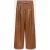 Hoge Taille Brede Pijpen Neplederen Broek