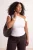 Trendyol Curve Dames Ecru Effen Mouwloos Getailleerd Grote maten Blouses