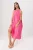 TRENDYOLMİLLA Dames Roze Effen Maxi Mouwloos Casual A-lijn Jurken