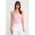 Slim Fit Geribbelde Katoenen Camisole Top