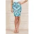 GUESS Ginger Rib Printed Emerald City Mini Skirt Print
