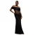 Off-the-shoulder jurk voor dames Goddiva Maxi