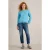 White Stuff Fluffy Boxy Jumper Bright Blue