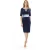 Rechte jurk met printdetail