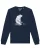 Watapparel Sweatshirt ‘Bär auf Bike’  navy / gemengde kleuren