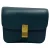 Celine Smooth Teen Box Bag in groen leer
