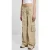 Urban Classics Ladies Wide Crinkle Nylon Cargo Pants Concrete