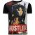 Hu$tler – Digital Rhinestone T-shirt – Zwart