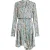 AllSaints Martina Masala Dress Rainbow Blue