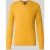 Christian Berg Men Gebreide pullover van wolmix met v-hals