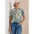 Cecil Dames Shirt met boothals en print in Beige