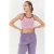 Geribbelde Mouwloze Crop Top