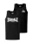 LONSDALE Shirt ‘Tughall’  zwart / wit