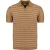 No Excess Pullover short sleeve polo v stripe