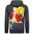 Top-Star Oversized hoodie met capuchon one piece pirata print