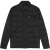Jetzwart gewatteerd jack met kraag van Lyle & Scott
