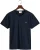 Gant T-shirt SLIM SHIELD V-NECK T-SHIRT met een klein geborduurd logo op de borst