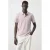 Mango Man slim fit polo – pastelroze