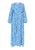 IZIA Jurk  blauw / wit