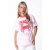 Colourful Rebel T-shirt met print – lichtroze