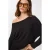 Een Schouder Drapé Blouse