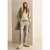 Cecil Dames Broek met gewassen look in Beige