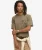 T-shirt met Borstzak en Contrasterend Stiksel Bruin