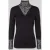 Soyaconcept Slim fit shirt met lange mouwen met kant