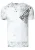 V-hals T-shirt met logo-print aan de zijkant