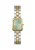 GUESS Analoog horloge ‘Isla’  goud / lichtgroen / zilver