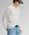 Katoenen Linnen Longsleeve Top Met Zak White