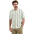 No Excess Shirt short sleeve fancy striped seablue