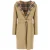 Beige Wol Omkeerbare Jas