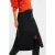 French Connection Denver Denim Midi Skirt Vintage Black