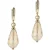 OTAZU Golden Crystal Drop Earhangers