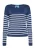 SANIKA Trui  navy / wit