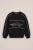 Bad Boys – Jongens relaxed fit sweater met print – Relaxed Fit – Zwart – Katoen –