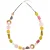 White Stuff Multi Resin Necklace Pink Multi