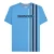 Lambretta Heren SS25 Racing Stripe T-shirt (Azuurblauw)