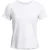 Under Armour Dames Launch Crew Neck Regular T-Shirt (Wit/Reflecterend)