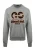 DIESEL Sweatshirt  grijs / oranje / zwart