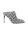 Altuzarra Geruite Davidson Houndstooth Muilen in Witte Canvas