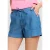 Protest denim regular waist casual short medium blue denim