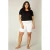 Base Level Curvy cycling short Ava zwart/nude – set van 2