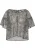 Dreimaster Blouse shirt Dames Zwart Veelkleurig
